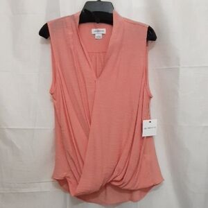 LIZ Claiborne Sleeveless Wrap Blouse